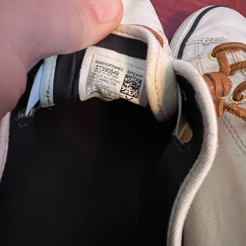 White Sperrys - Picture 5 of 5
